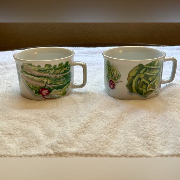 Eda Romaine lettuce cups by Seymour Mann, set of 2 - Picture 6 of 12